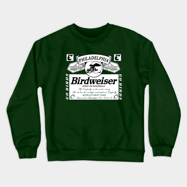 Birdweiser - Green Crewneck Sweatshirt by KFig21